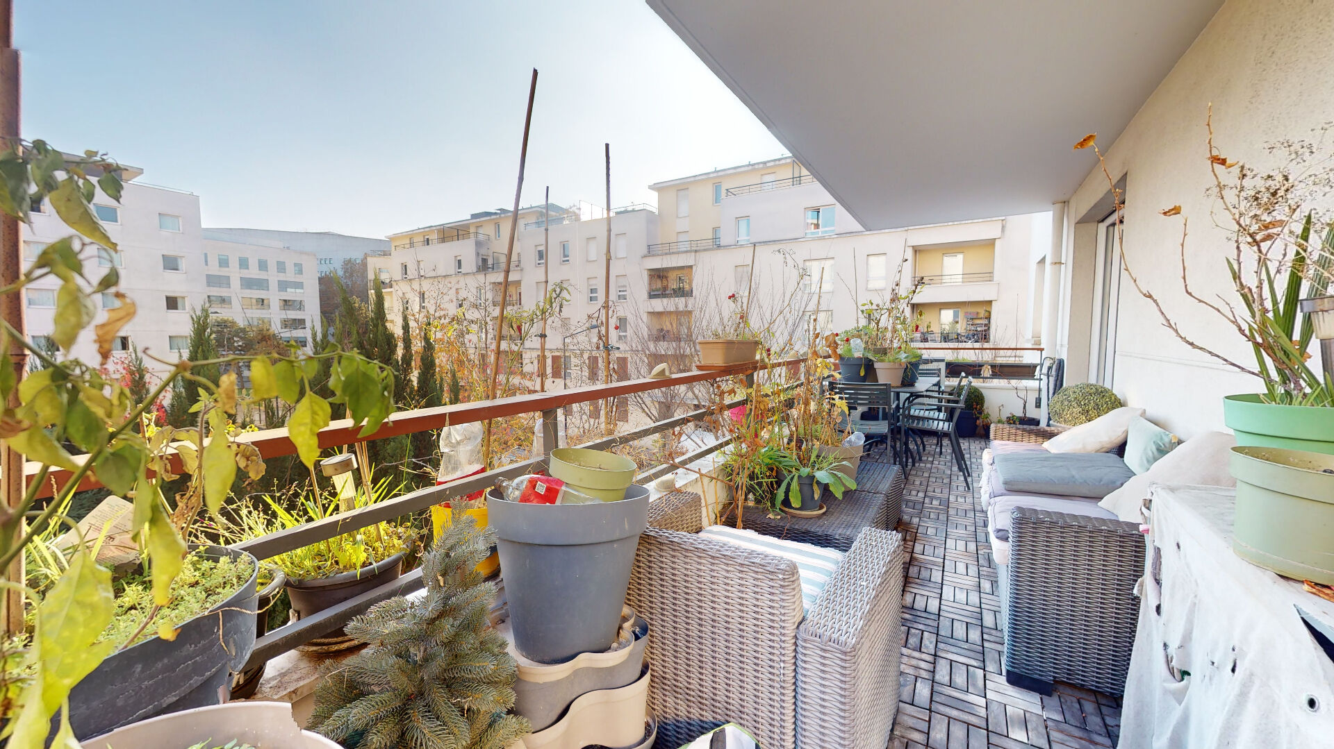 Appartement Pleyel 100 m2 terrasse